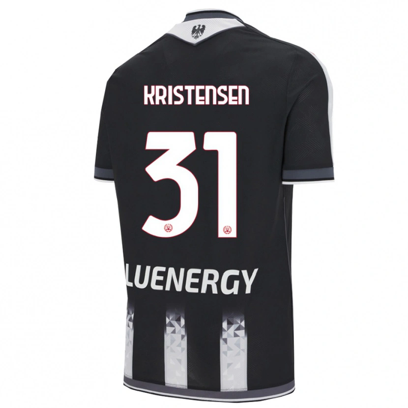 Danxen Kinder Thomas Kristensen #31 Schwarz Weiß Heimtrikot Trikot 2025/26 T-Shirt Österreich