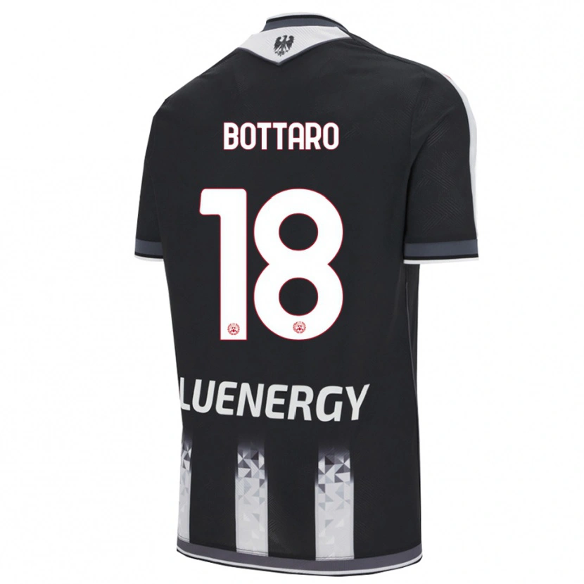 Danxen Kinder Leonardo Bottaro #18 Schwarz Weiß Heimtrikot Trikot 2025/26 T-Shirt Österreich