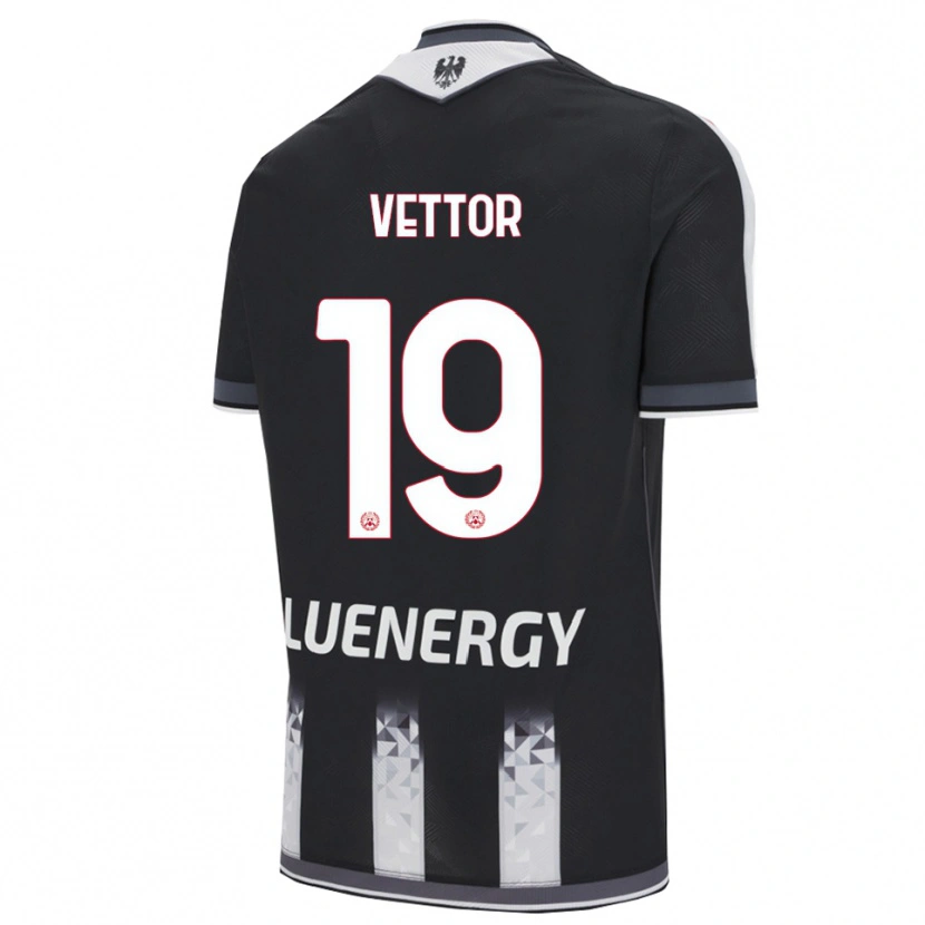 Danxen Kinder Marco Vettor #19 Schwarz Weiß Heimtrikot Trikot 2025/26 T-Shirt Österreich