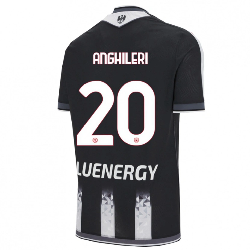 Danxen Kinder Giulio Anghileri #20 Schwarz Weiß Heimtrikot Trikot 2025/26 T-Shirt Österreich