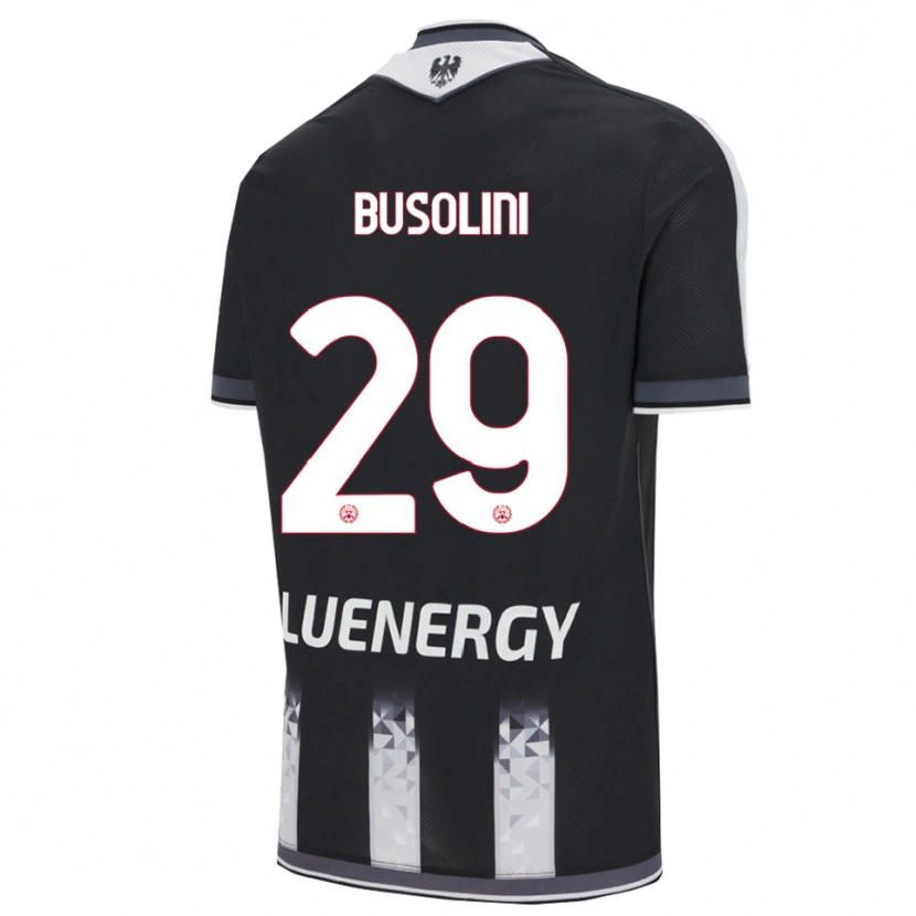 Danxen Kinder Alessandro Busolini #29 Schwarz Weiß Heimtrikot Trikot 2025/26 T-Shirt Österreich