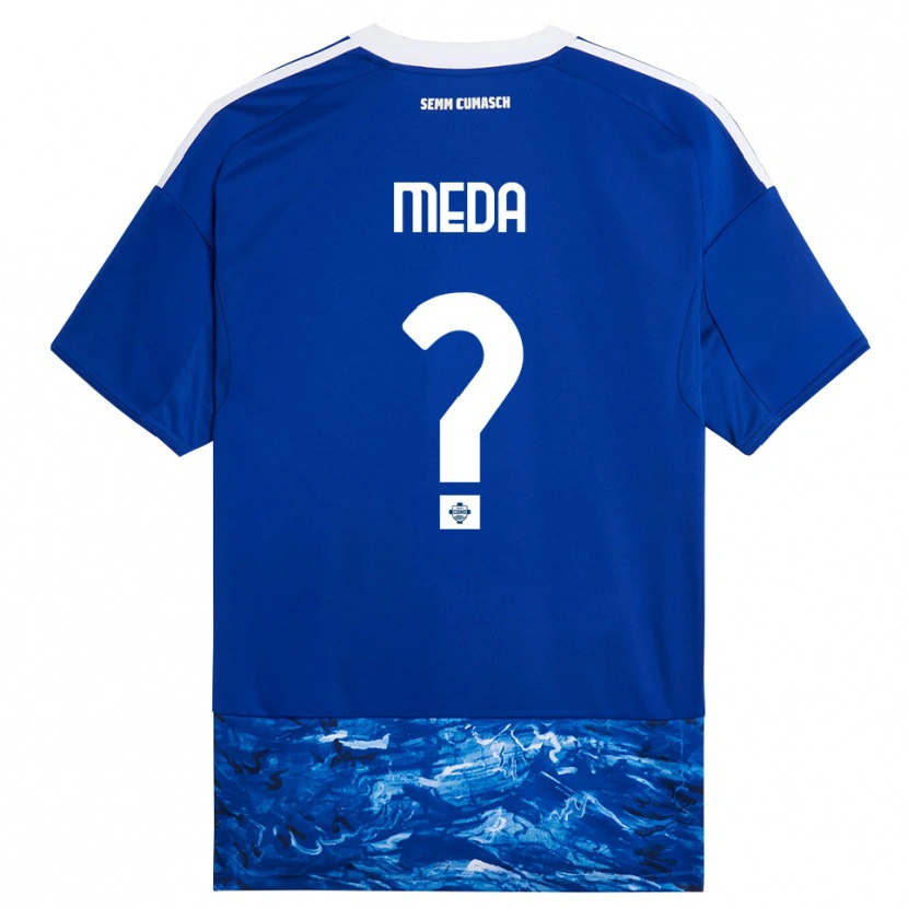 Danxen Kinder Tommaso Meda #0 Blau Weiß Heimtrikot Trikot 2025/26 T-Shirt Österreich