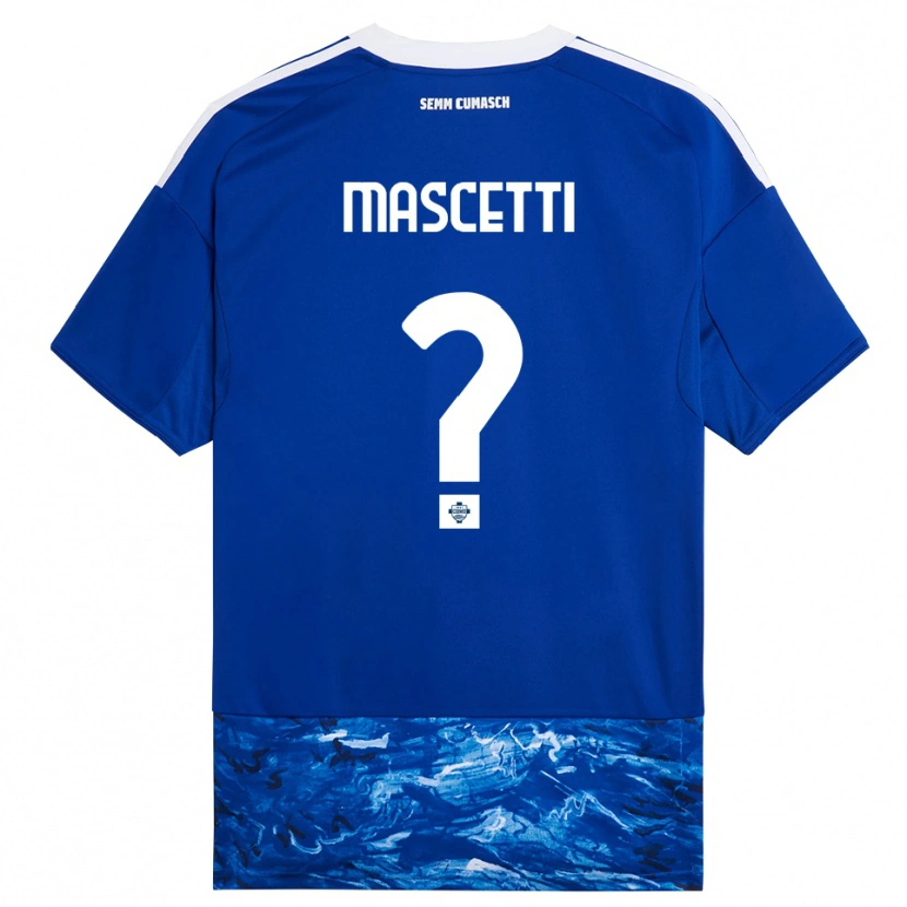 Danxen Kinder Francesco Mascetti #0 Blau Weiß Heimtrikot Trikot 2025/26 T-Shirt Österreich