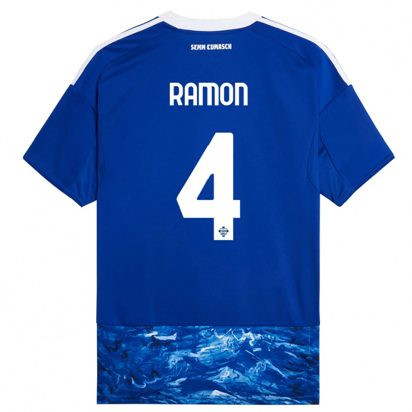 Danxen Kinder Jacobo Ramón #4 Blau Weiß Heimtrikot Trikot 2025/26 T-Shirt Österreich