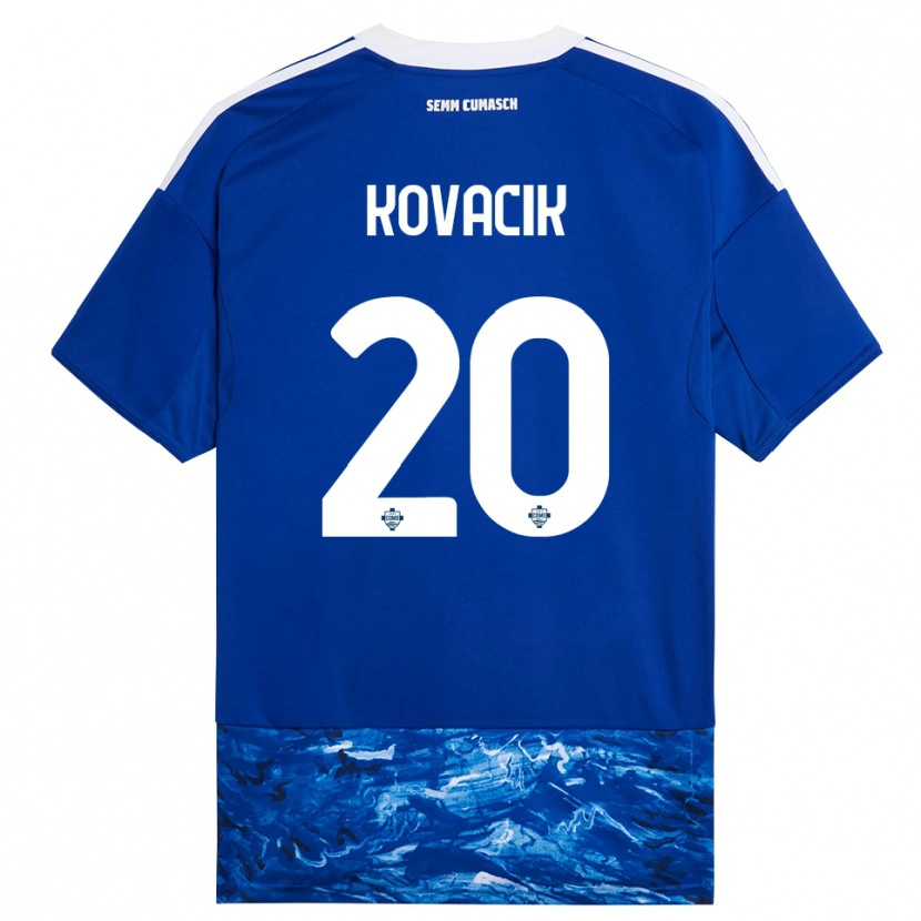 Danxen Kinder Peter Kovacik #20 Blau Weiß Heimtrikot Trikot 2025/26 T-Shirt Österreich