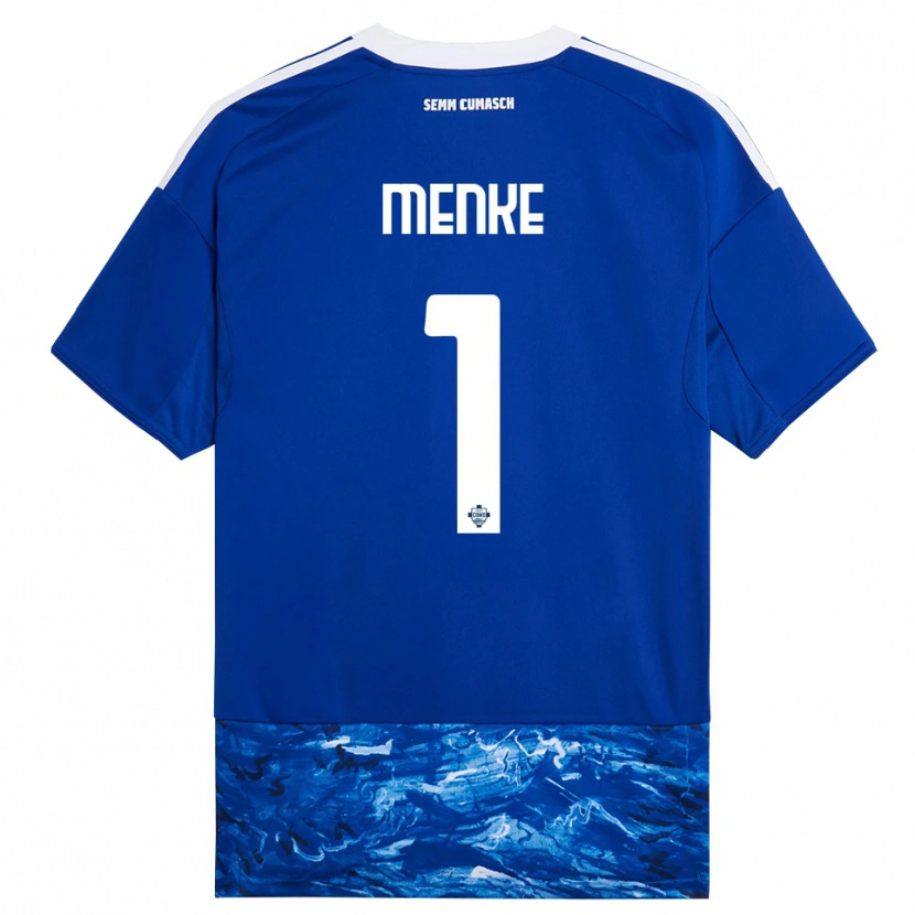 Danxen Kinder Henrique Menke #1 Blau Weiß Heimtrikot Trikot 2025/26 T-Shirt Österreich