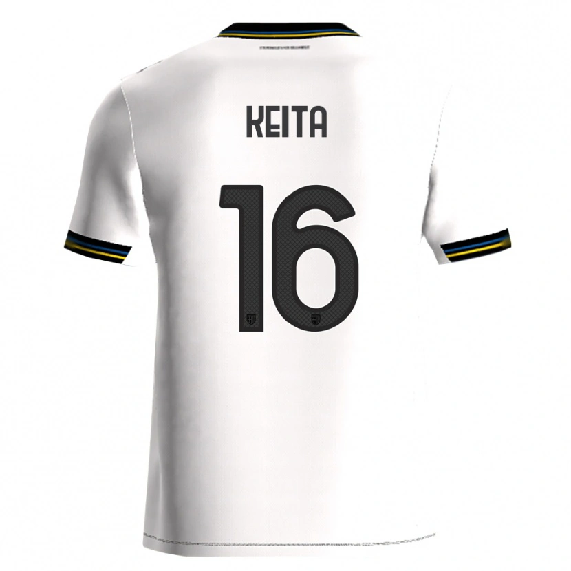 Danxen Kinder Mandela Keita #16 Weiß Schwarz Heimtrikot Trikot 2025/26 T-Shirt Österreich