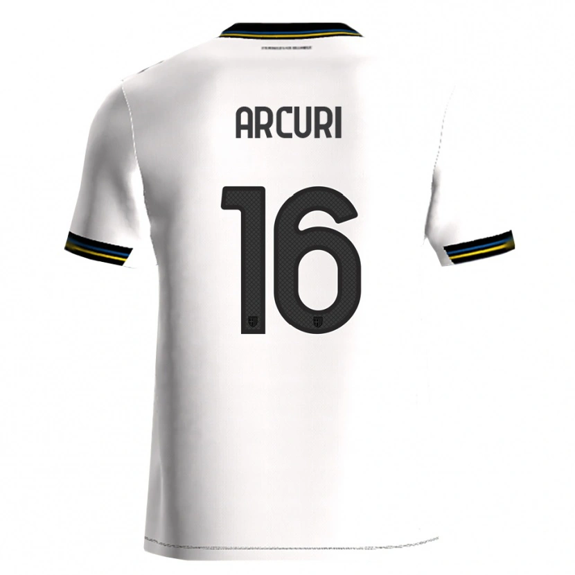 Danxen Kinder Francesco Arcuri #16 Weiß Schwarz Heimtrikot Trikot 2025/26 T-Shirt Österreich