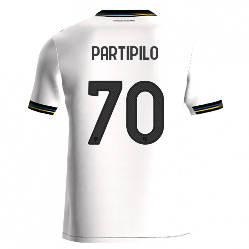 Danxen Kinder Anthony Partipilo #70 Weiß Schwarz Heimtrikot Trikot 2025/26 T-Shirt Österreich