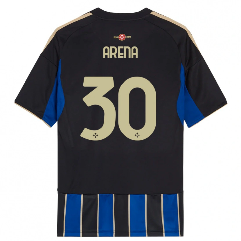 Danxen Kinder Alessandro Arena #30 Schwarz Blau Heimtrikot Trikot 2025/26 T-Shirt Österreich