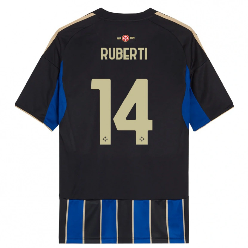 Danxen Kinder Brando Ruberti #14 Schwarz Blau Heimtrikot Trikot 2025/26 T-Shirt Österreich
