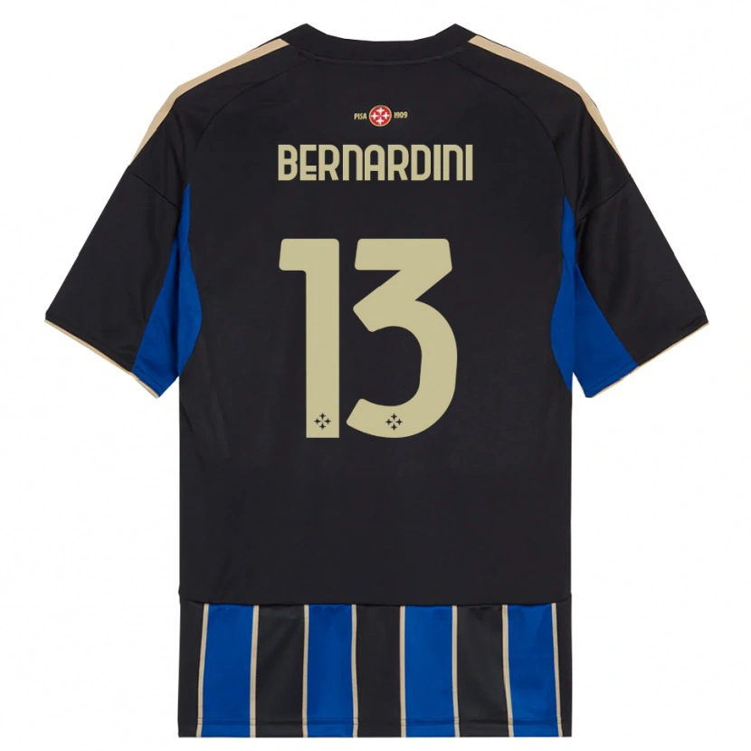 Danxen Kinder Andrea Bernardini #13 Schwarz Blau Heimtrikot Trikot 2025/26 T-Shirt Österreich