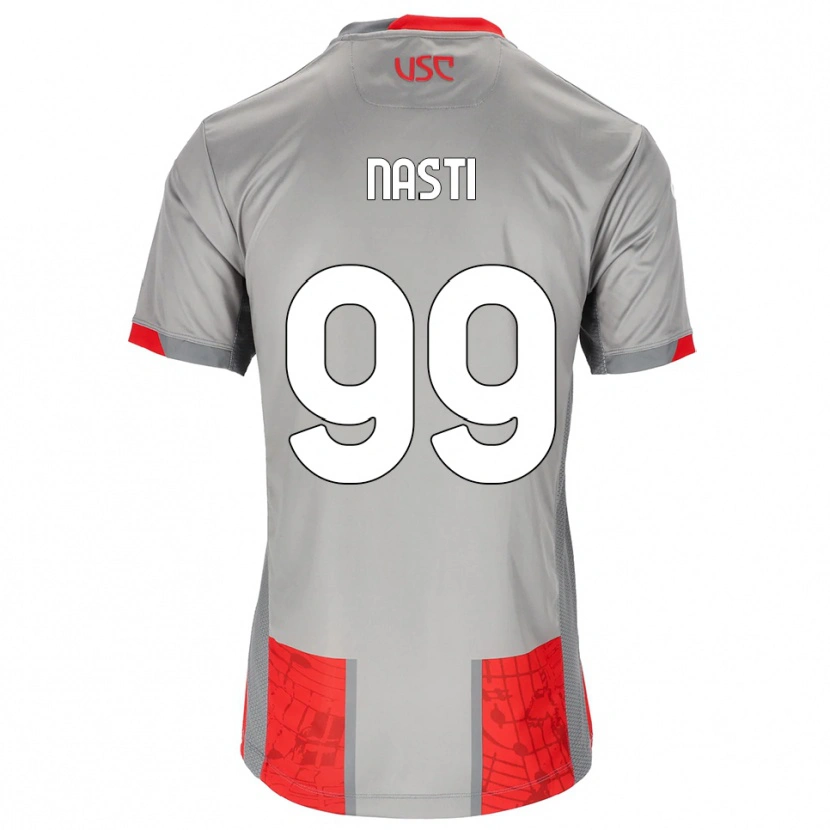 Danxen Kinder Marco Nasti #99 Rot Grau Heimtrikot Trikot 2025/26 T-Shirt Österreich