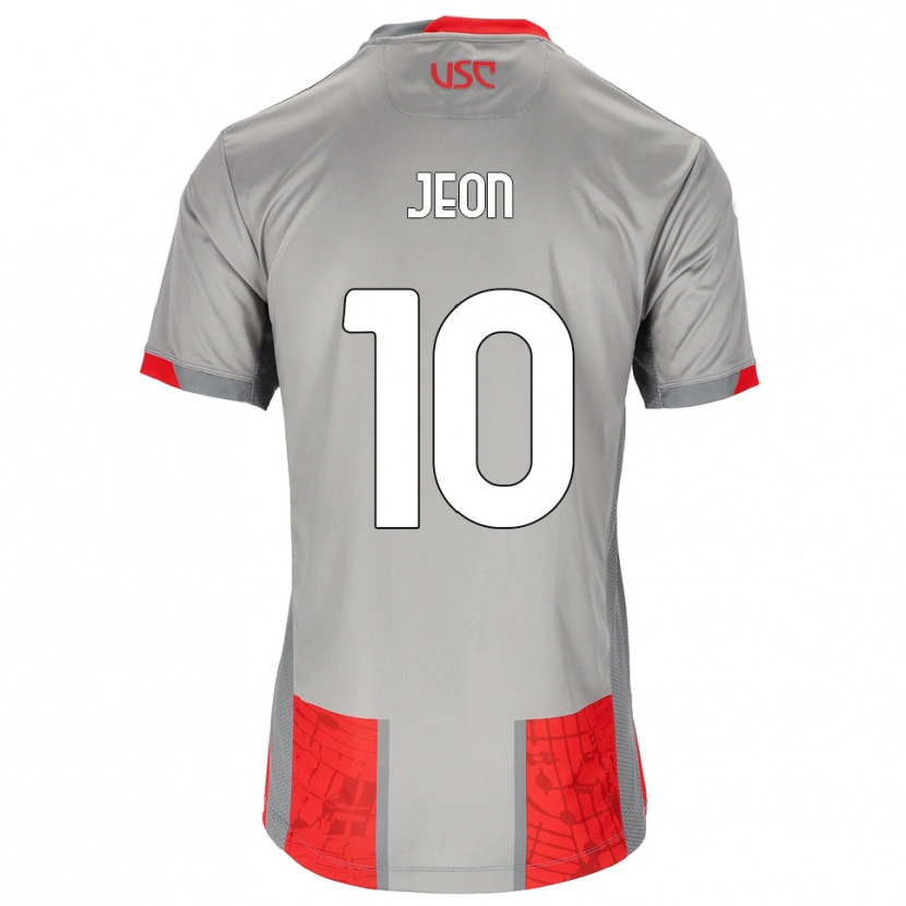 Danxen Kinder Joseph Jeon #10 Rot Grau Heimtrikot Trikot 2025/26 T-Shirt Österreich