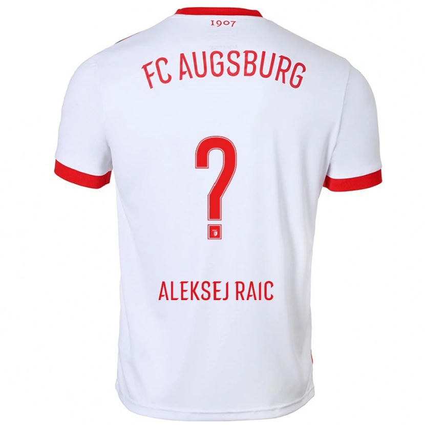 Danxen Kinder Neven Aleksej Raic #0 Weiß Rot Heimtrikot Trikot 2025/26 T-Shirt Österreich