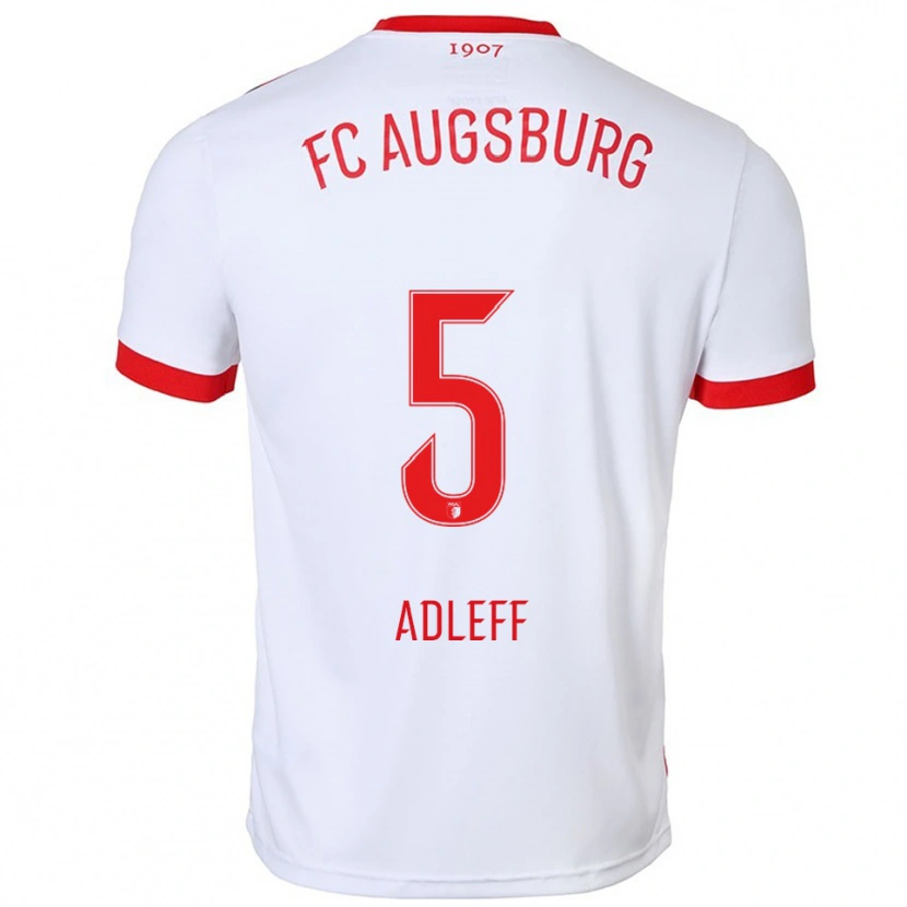Danxen Kinder Milo Adleff #5 Weiß Rot Heimtrikot Trikot 2025/26 T-Shirt Österreich