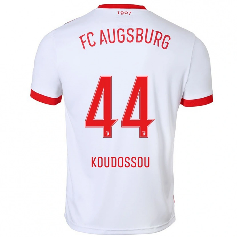 Danxen Kinder Henri Koudossou #44 Weiß Rot Heimtrikot Trikot 2025/26 T-Shirt Österreich