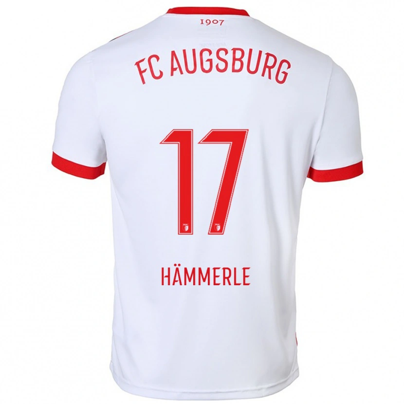 Danxen Kinder Mauro Hämmerle #17 Weiß Rot Heimtrikot Trikot 2025/26 T-Shirt Österreich