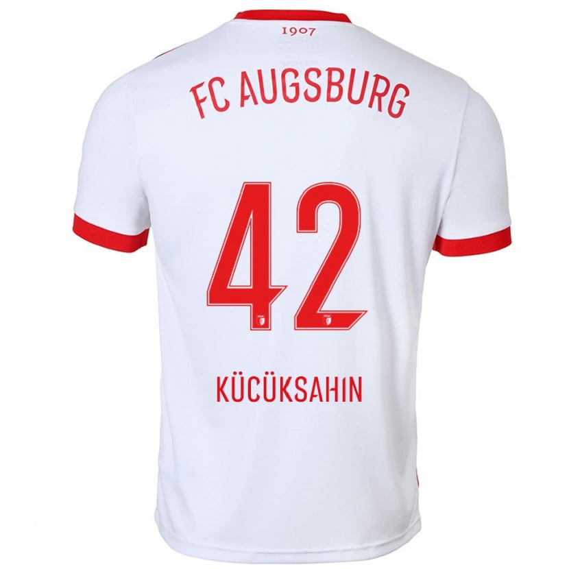 Danxen Kinder Mahmut Kücüksahin #42 Weiß Rot Heimtrikot Trikot 2025/26 T-Shirt Österreich