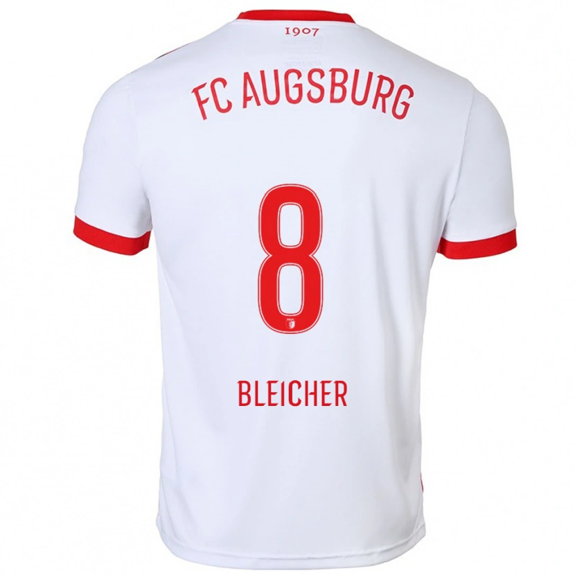 Danxen Kinder Franz Xaver Bleicher #8 Weiß Rot Heimtrikot Trikot 2025/26 T-Shirt Österreich