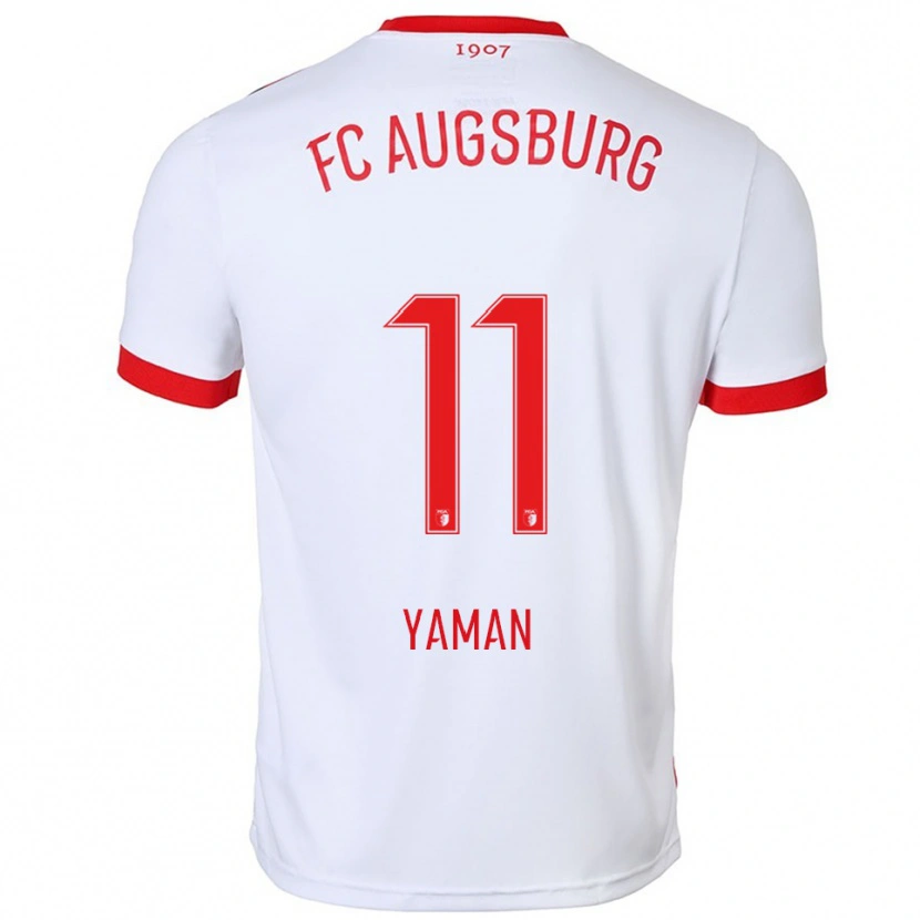 Danxen Kinder Kerim Yaman #11 Weiß Rot Heimtrikot Trikot 2025/26 T-Shirt Österreich