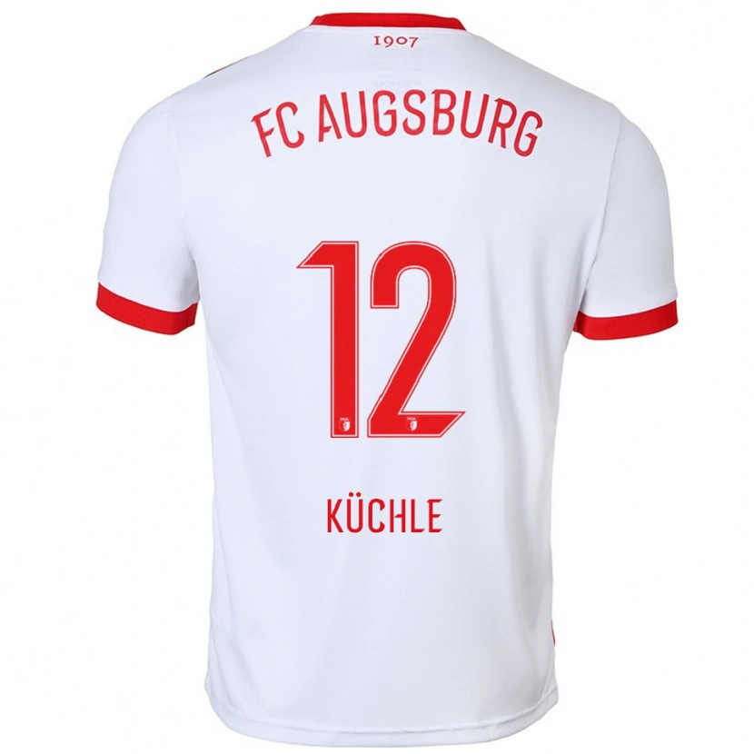 Danxen Kinder Jana Küchle #12 Weiß Rot Heimtrikot Trikot 2025/26 T-Shirt Österreich