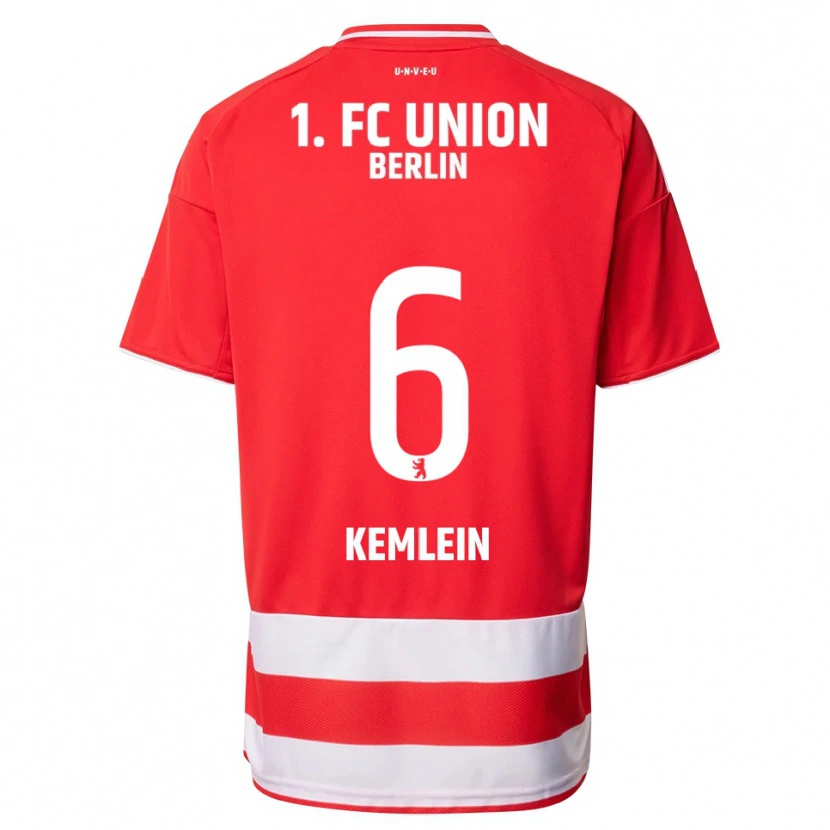 Danxen Kinder Aljoscha Kemlein #6 Rot Weiß Heimtrikot Trikot 2025/26 T-Shirt Österreich