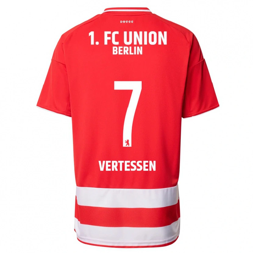 Danxen Kinder Yorbe Vertessen #7 Rot Weiß Heimtrikot Trikot 2025/26 T-Shirt Österreich