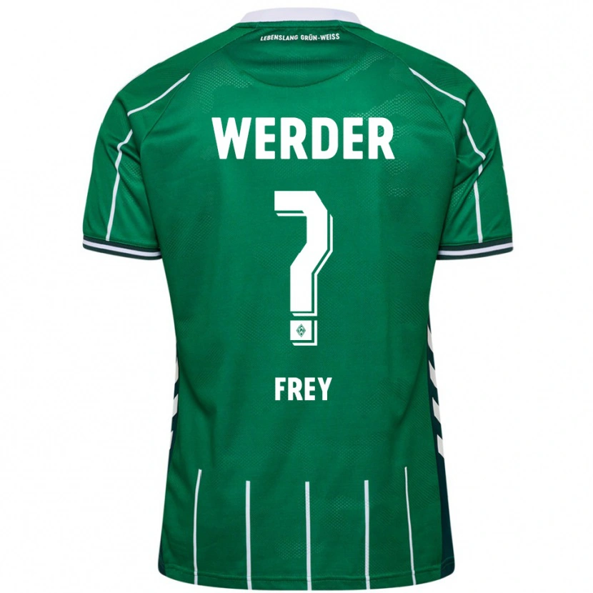 Danxen Kinder Elias Frey #0 Grün Weiß Heimtrikot Trikot 2025/26 T-Shirt Österreich