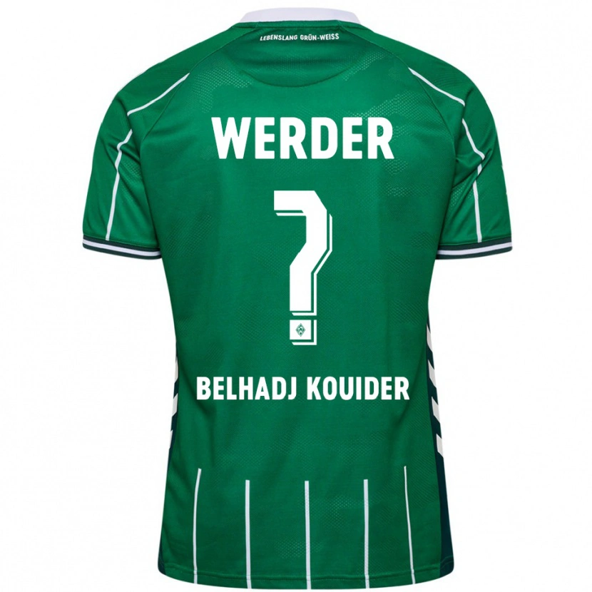 Danxen Kinder Mahfoud Belhadj Kouider #0 Grün Weiß Heimtrikot Trikot 2025/26 T-Shirt Österreich