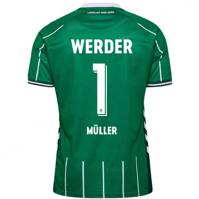 Danxen Kinder Vincent Müller #1 Grün Weiß Heimtrikot Trikot 2025/26 T-Shirt Österreich