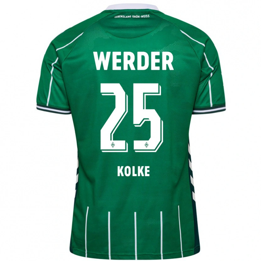 Danxen Kinder Markus Kolke #25 Grün Weiß Heimtrikot Trikot 2025/26 T-Shirt Österreich