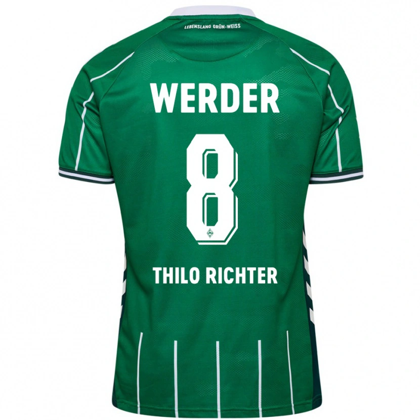 Danxen Kinder Jasper Thilo Richter #8 Grün Weiß Heimtrikot Trikot 2025/26 T-Shirt Österreich