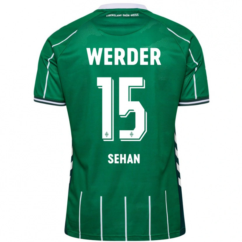 Danxen Kinder Jasmin Sehan #15 Grün Weiß Heimtrikot Trikot 2025/26 T-Shirt Österreich