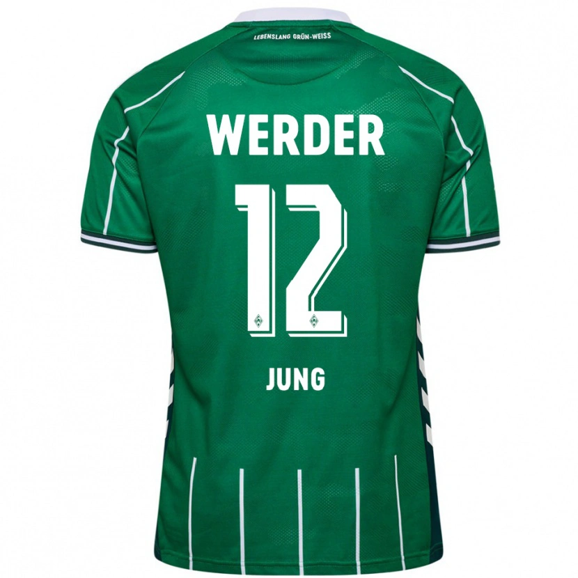 Danxen Kinder Hugo Jung #12 Grün Weiß Heimtrikot Trikot 2025/26 T-Shirt Österreich