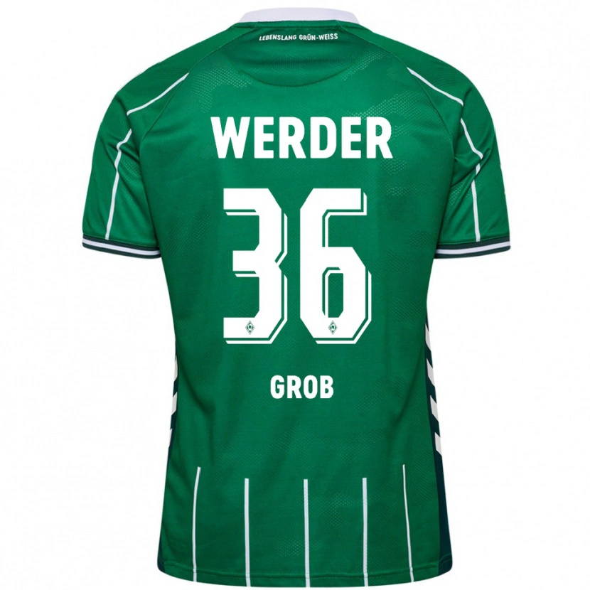 Danxen Kinder Christian Groß #36 Grün Weiß Heimtrikot Trikot 2025/26 T-Shirt Österreich