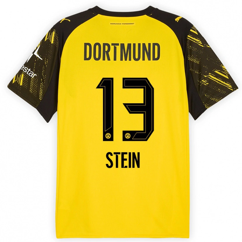 Danxen Kinder Daniel Stein #13 Gelb Schwarz Heimtrikot Trikot 2025/26 T-Shirt Österreich
