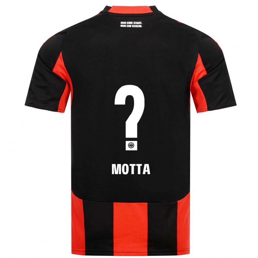 Danxen Kinder Noel Motta #0 Schwarz Rot Heimtrikot Trikot 2025/26 T-Shirt Österreich