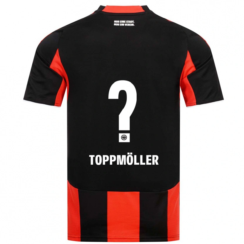 Danxen Kinder Lionel Toppmöller #0 Schwarz Rot Heimtrikot Trikot 2025/26 T-Shirt Österreich