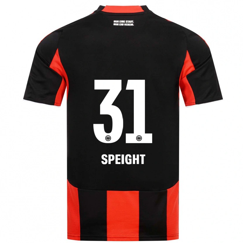 Danxen Kinder Benjamin Speight #31 Schwarz Rot Heimtrikot Trikot 2025/26 T-Shirt Österreich