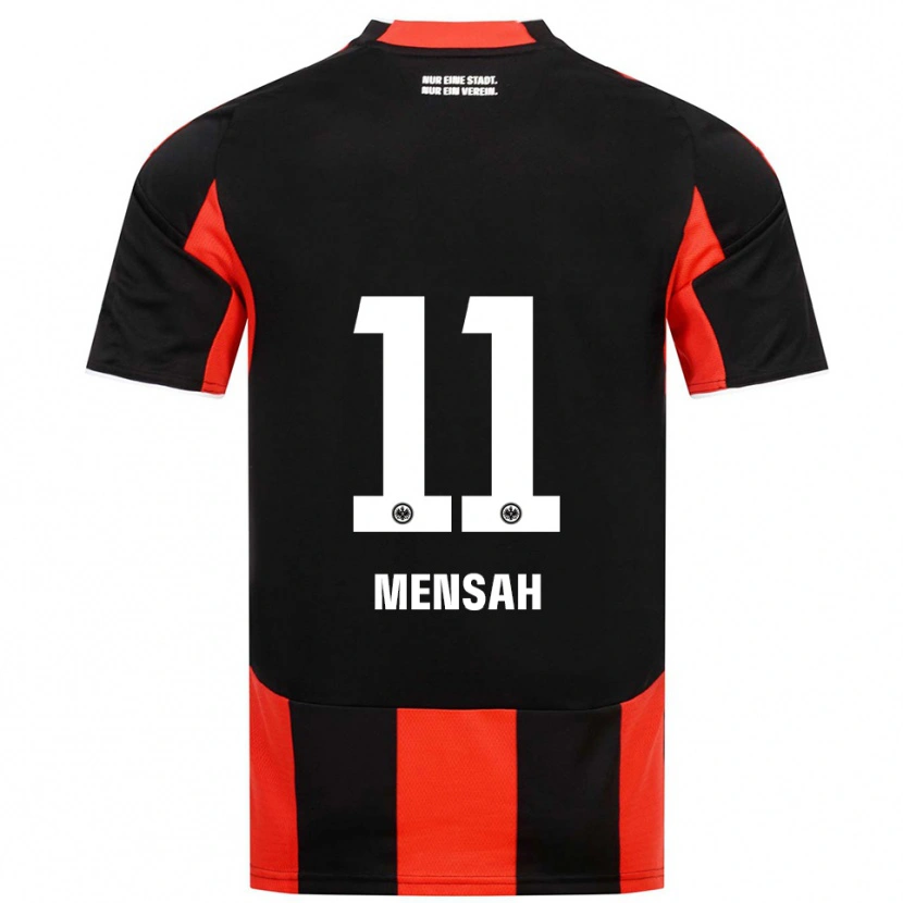 Danxen Kinder Keziah Oteng-Mensah #11 Schwarz Rot Heimtrikot Trikot 2025/26 T-Shirt Österreich