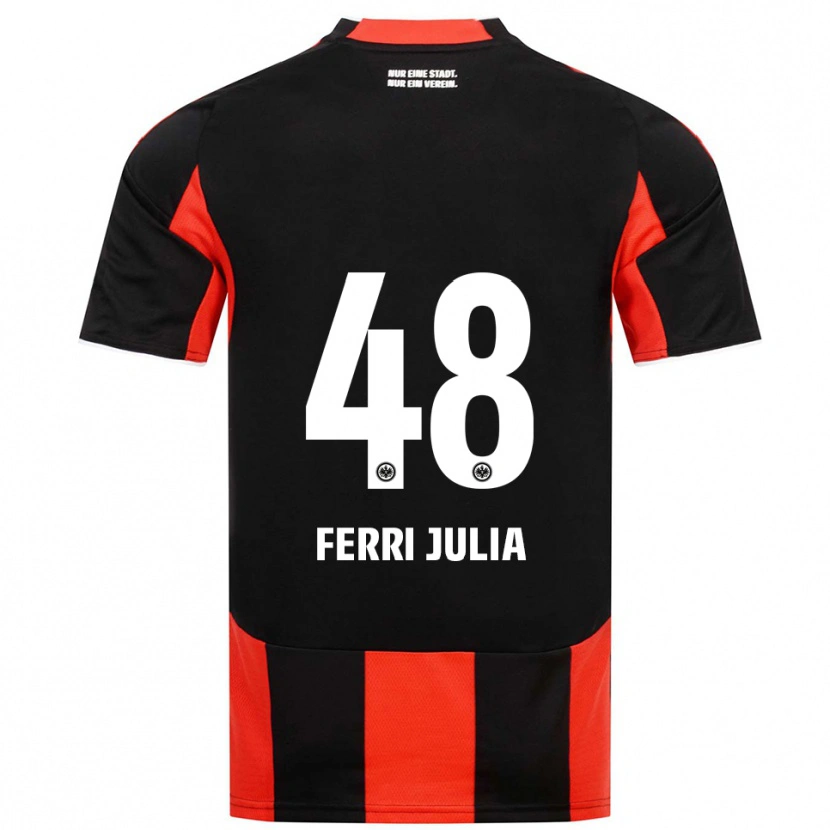 Danxen Kinder Nacho Ferri #48 Schwarz Rot Heimtrikot Trikot 2025/26 T-Shirt Österreich