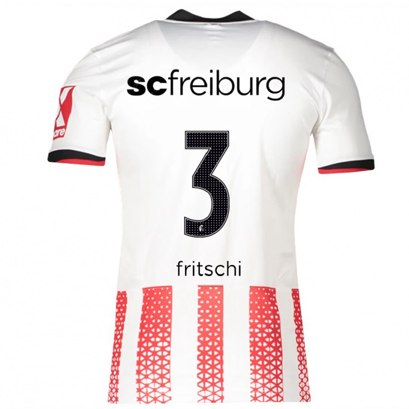 Danxen Kinder Emilio Fritschi #3 Weiß Rot Heimtrikot Trikot 2025/26 T-Shirt Österreich