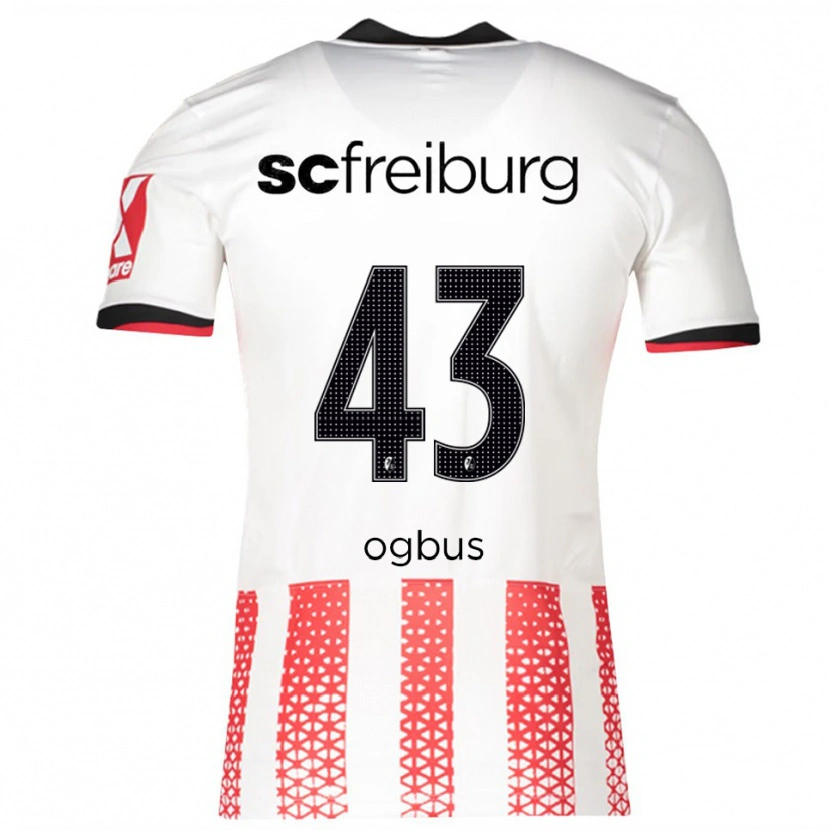 Danxen Kinder Bruno Ogbus #43 Weiß Rot Heimtrikot Trikot 2025/26 T-Shirt Österreich