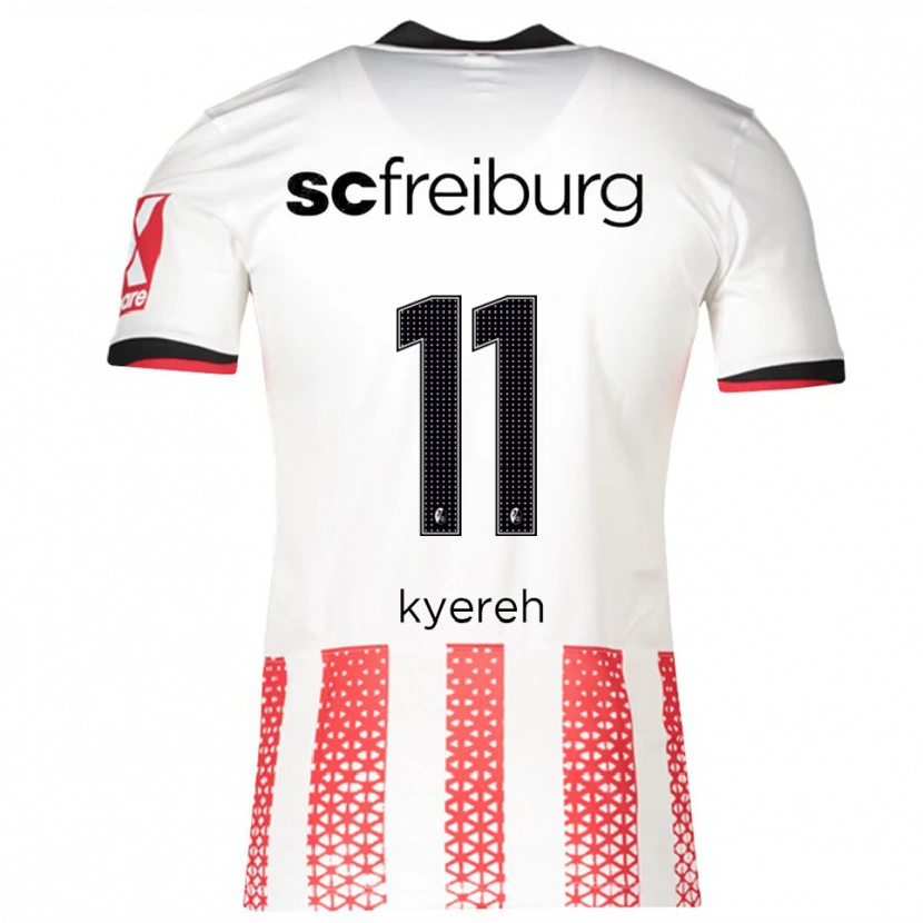 Danxen Kinder Daniel-Kofi Kyereh #11 Weiß Rot Heimtrikot Trikot 2025/26 T-Shirt Österreich
