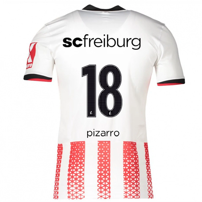 Danxen Kinder Théodore Pizarro #18 Weiß Rot Heimtrikot Trikot 2025/26 T-Shirt Österreich