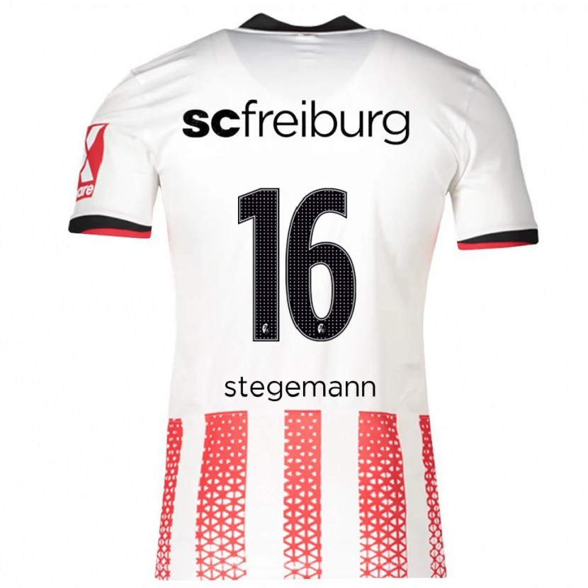 Danxen Kinder Greta Stegemann #16 Weiß Rot Heimtrikot Trikot 2025/26 T-Shirt Österreich