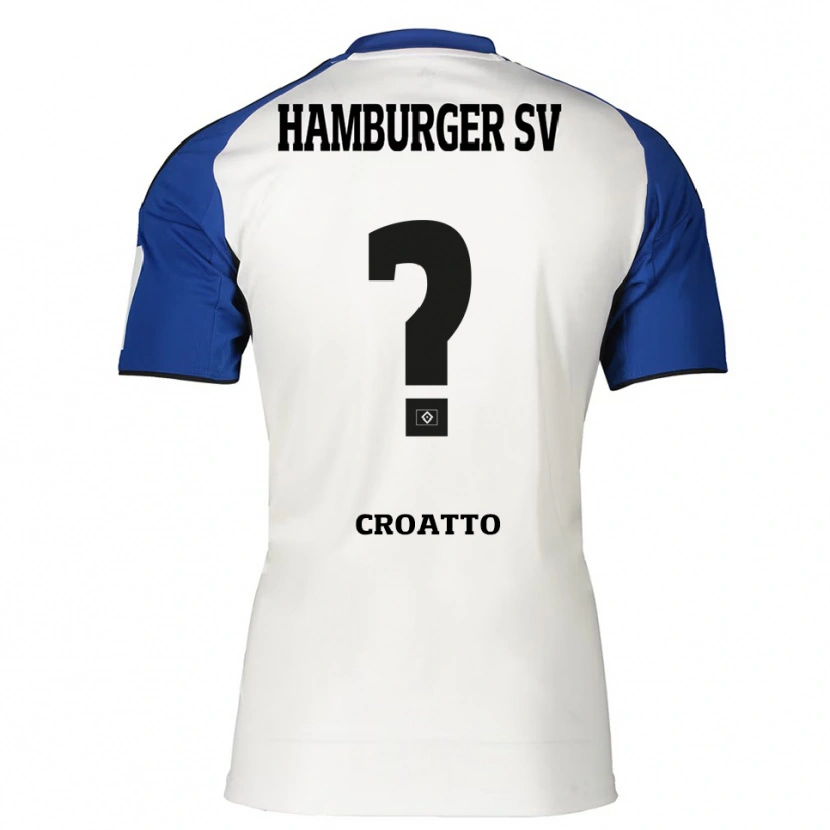 Danxen Kinder Michela Croatto #0 Weiß Blau Heimtrikot Trikot 2025/26 T-Shirt Österreich