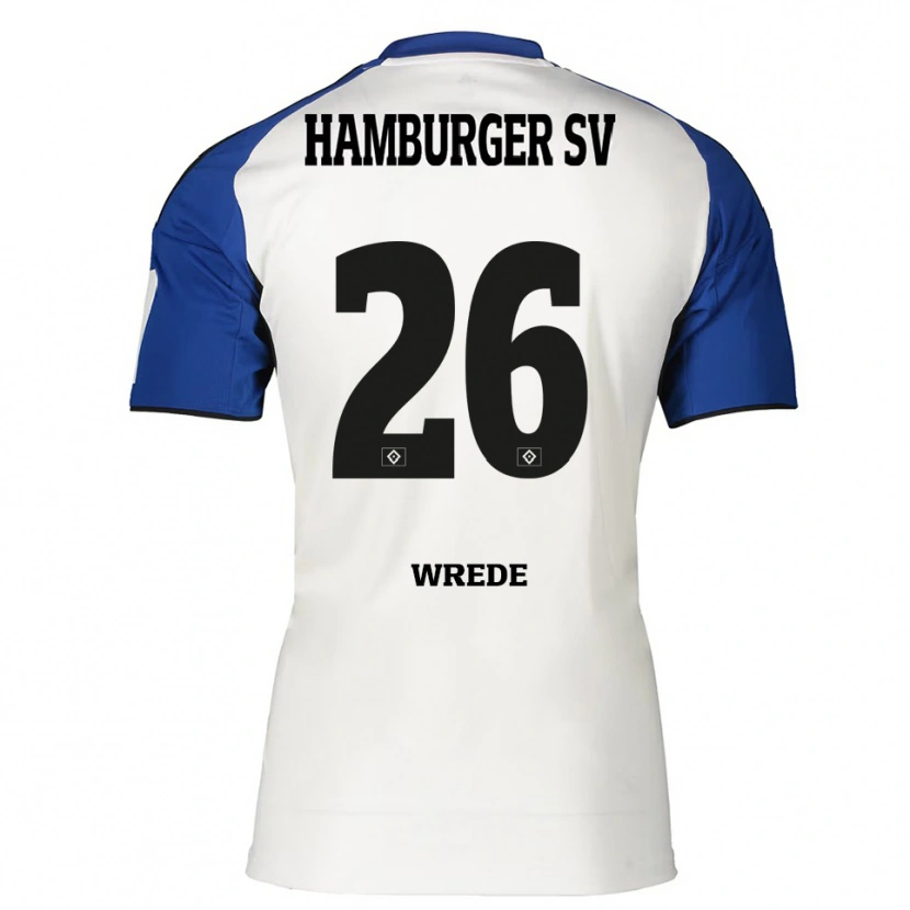 Danxen Kinder Jonna Wrede #26 Weiß Blau Heimtrikot Trikot 2025/26 T-Shirt Österreich