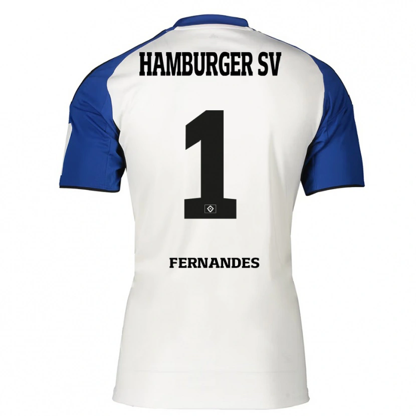 Danxen Kinder Daniel Heuer Fernandes #1 Weiß Blau Heimtrikot Trikot 2025/26 T-Shirt Österreich
